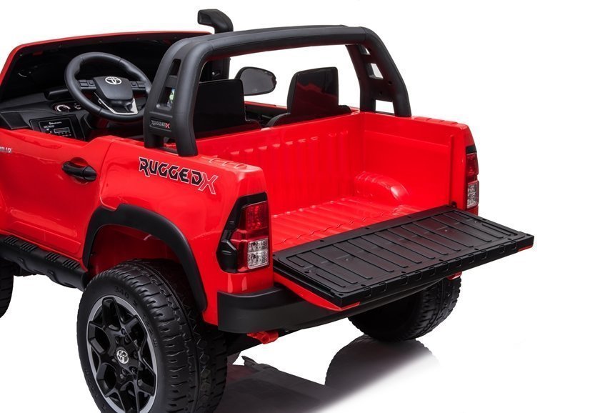 Elektro Kinderauto Toyota Hilux Rot Lackiert 2Sitzer