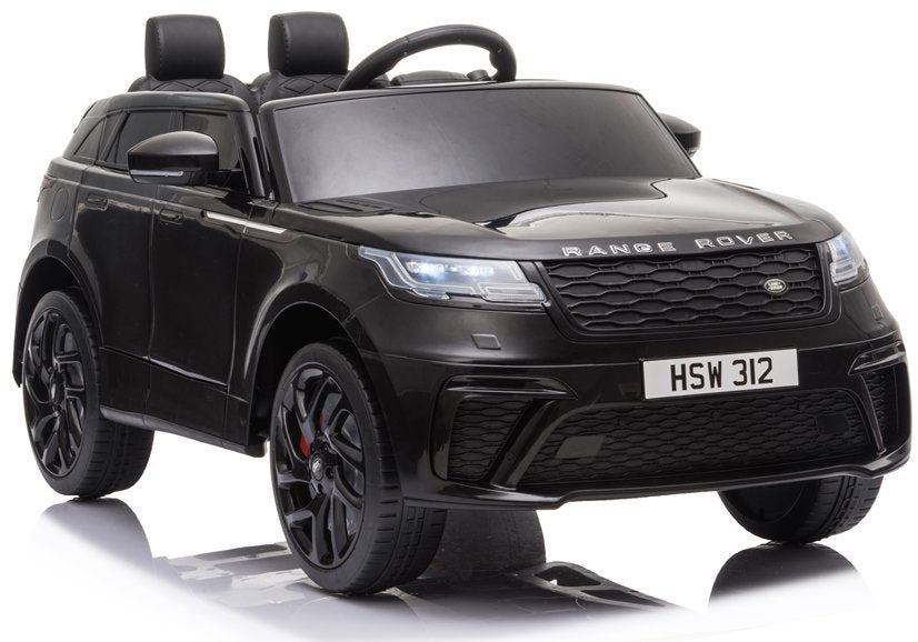Elektro Kinderauto Range Rover Schwarz Lackiert