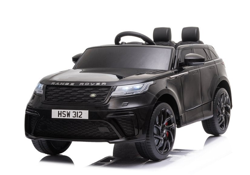 Elektro Kinderauto Range Rover Schwarz Lackiert
