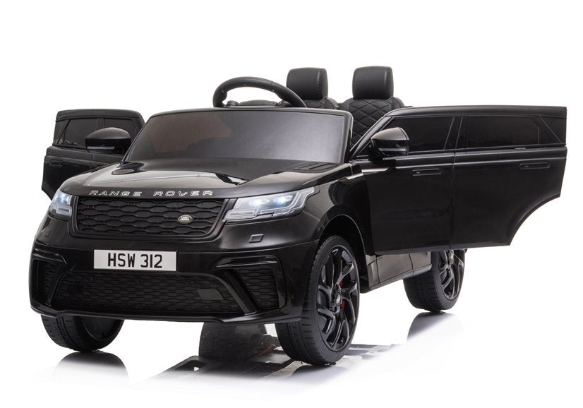 Elektro Kinderauto Range Rover Schwarz Lackiert
