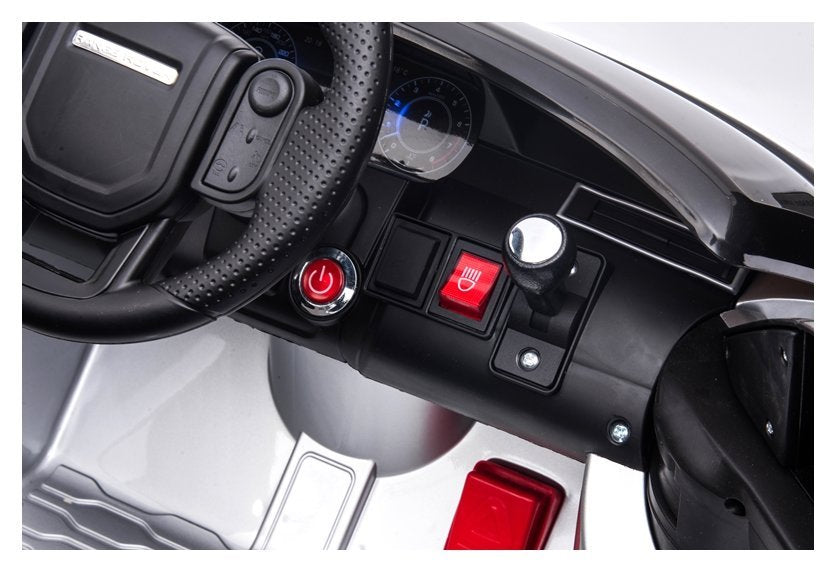 Elektro Kinderauto Range Rover Silber Lackiert