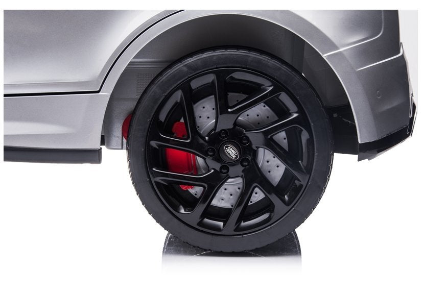 Elektro Kinderauto Range Rover Silber Lackiert