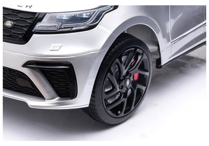 Elektro Kinderauto Range Rover Silber Lackiert