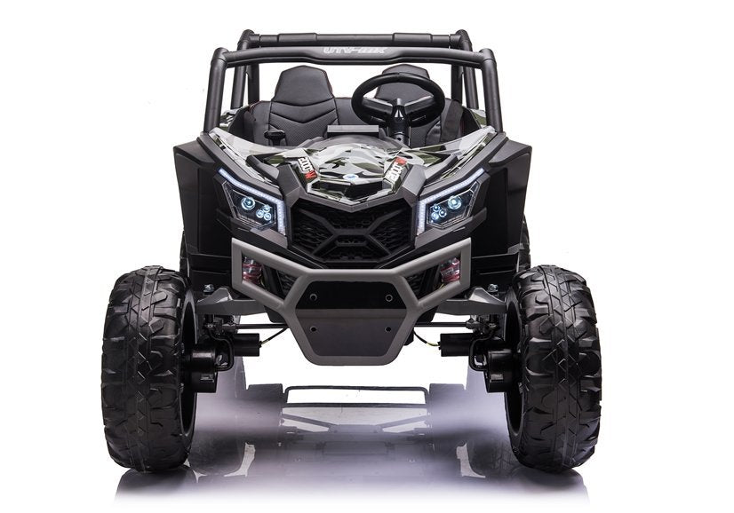 Elektro Kinderauto Buggy 4x4 UTV-MX Camo Lackiert 24V EVA Reifen LCD Display 2Sitzer
