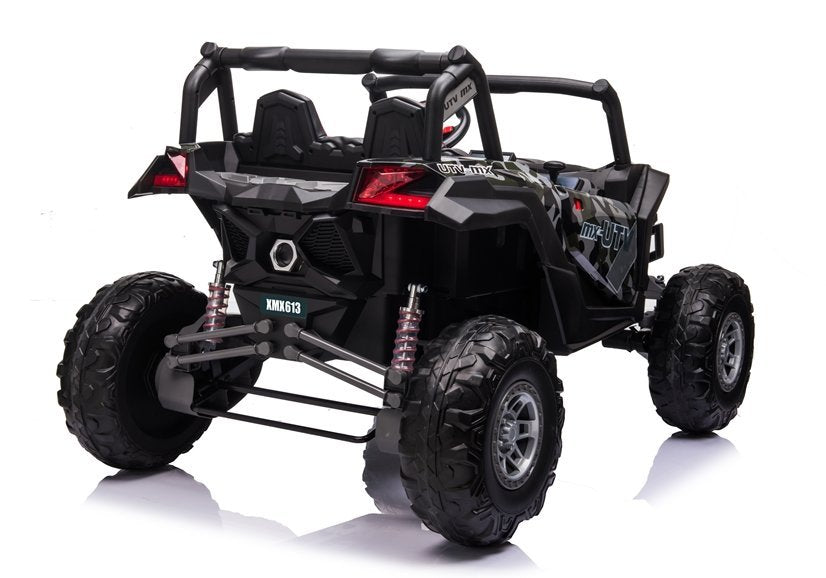 Elektro Kinderauto Buggy 4x4 UTV-MX Camo Lackiert 24V EVA Reifen LCD Display 2Sitzer