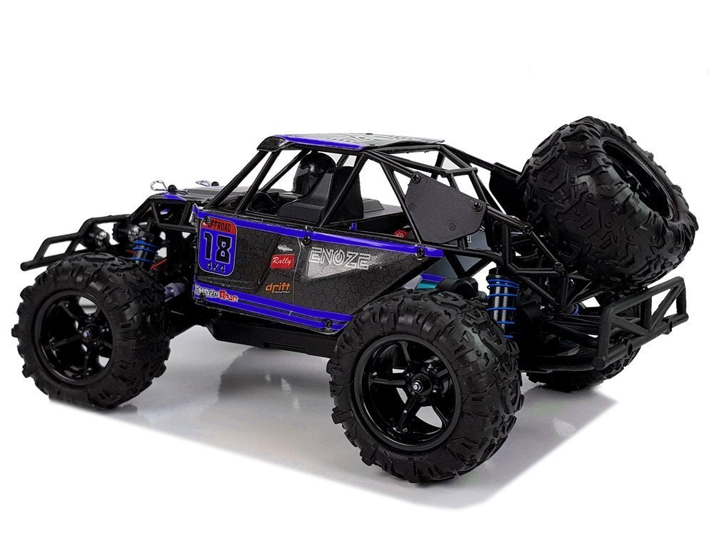 Ferngesteuerter Off-Road Buggy 1:18 Blau ENOZE 9303E 45 km/h