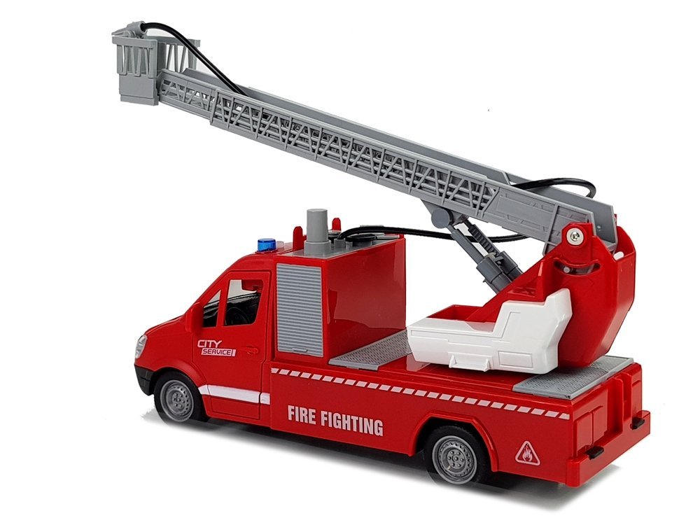 Feuerwehrfahrzeug Mit Reibradantrieb Und Wasser Für Kinder Ab 3 Jahren