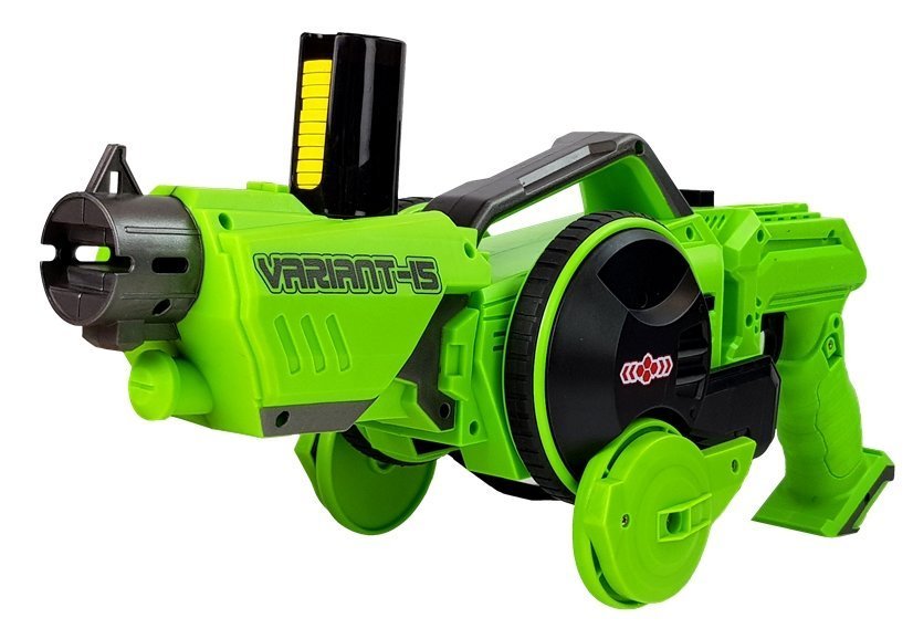 Ferngesteuertes Spielzeugauto Gun Launcher 2 in 1 mit Schaumstoffscheiben Grün