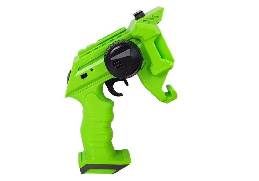 Ferngesteuertes Spielzeugauto Gun Launcher 2 in 1 mit Schaumstoffscheiben Grün