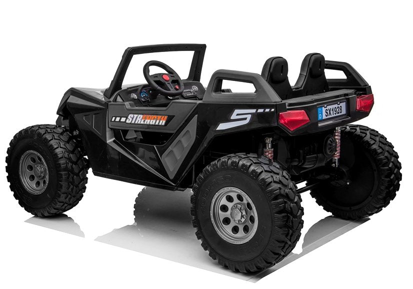 Elektro Kinderauto Buggy SX1928 24V 4x4 Allrad Mit 2 Sitzen EVA Reifen MP3 Und LED