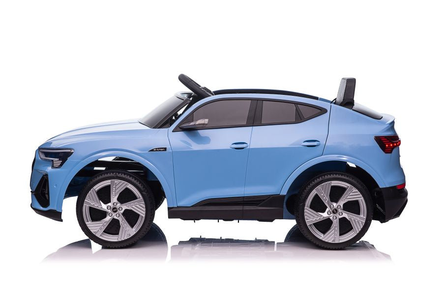 Elektro Kinderauto Audi E-Tron QLS-6688 Blau 4x45W mit LED-Scheinwerfern