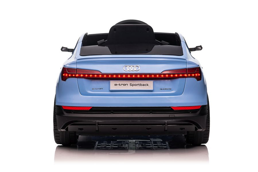 Elektro Kinderauto Audi E-Tron QLS-6688 Blau 4x45W mit LED-Scheinwerfern