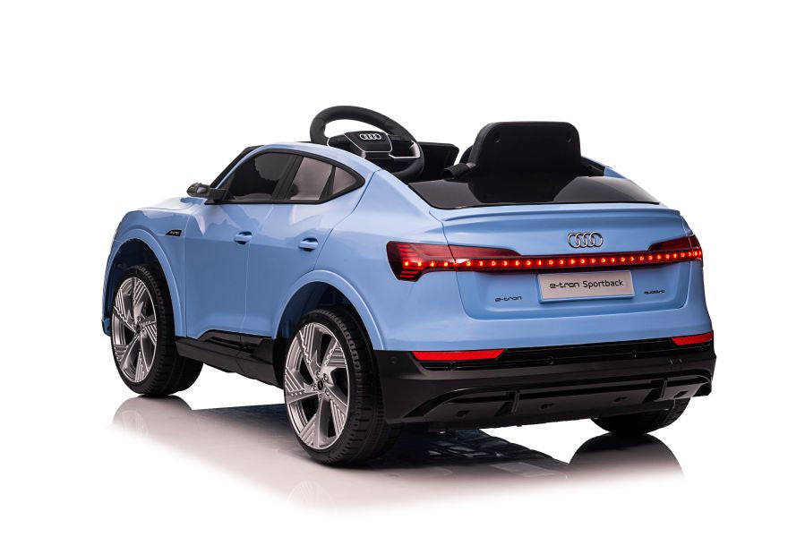 Elektro Kinderauto Audi E-Tron QLS-6688 Blau 4x45W mit LED-Scheinwerfern