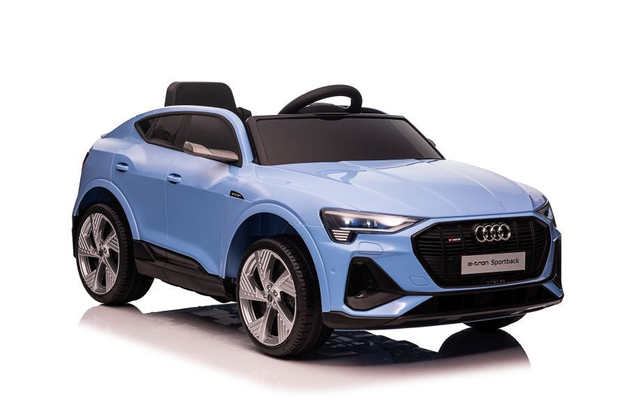 Elektro Kinderauto Audi E-Tron QLS-6688 Blau 4x45W mit LED-Scheinwerfern