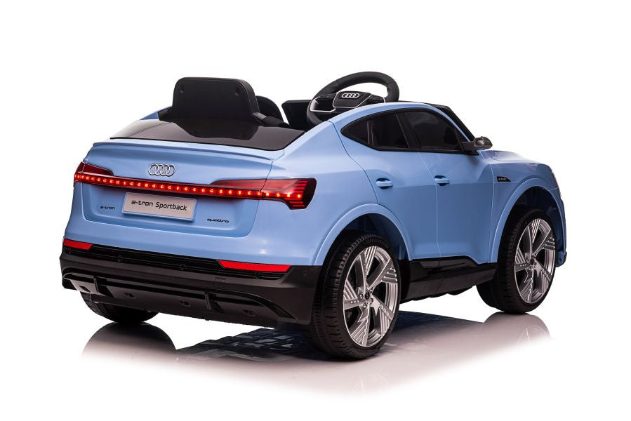 Elektro Kinderauto Audi E-Tron QLS-6688 Blau 4x45W mit LED-Scheinwerfern