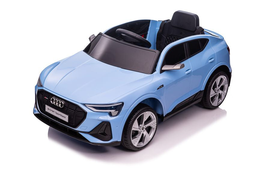 Elektro Kinderauto Audi E-Tron QLS-6688 Blau 4x45W mit LED-Scheinwerfern
