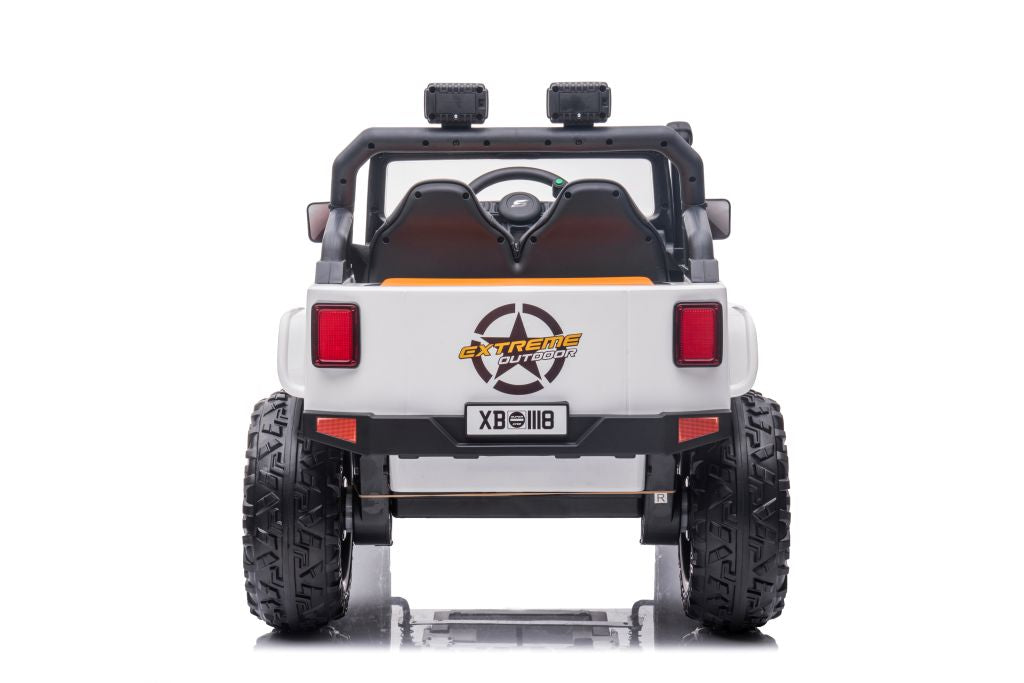 Elektro Kinderauto Jeep XB-1118 Weiß 12V für Kinder ab 3 Jahren