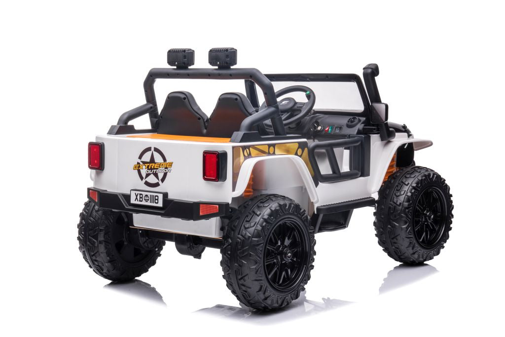 Elektro Kinderauto Jeep XB-1118 Weiß 12V für Kinder ab 3 Jahren
