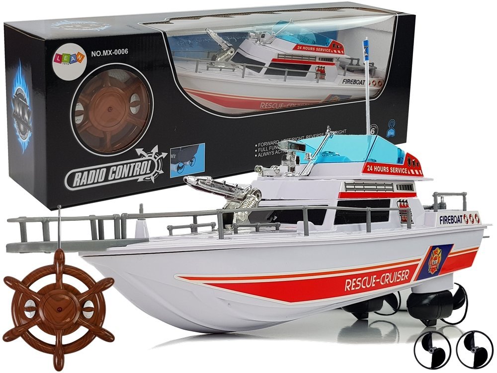 Rettungsboot Ferngesteuert 27 Mhz Ruder 44 cm Reichweite 40 m