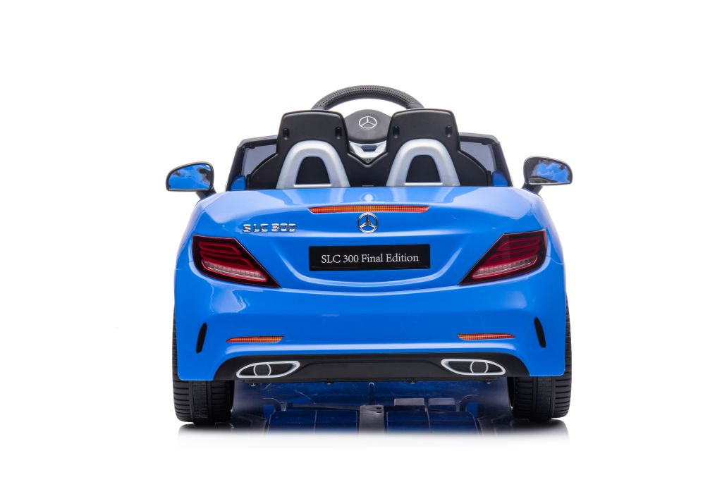 Elektroauto Mercedes SLC 300 Blau Kinderfahrzeug 3 Jahre und älter