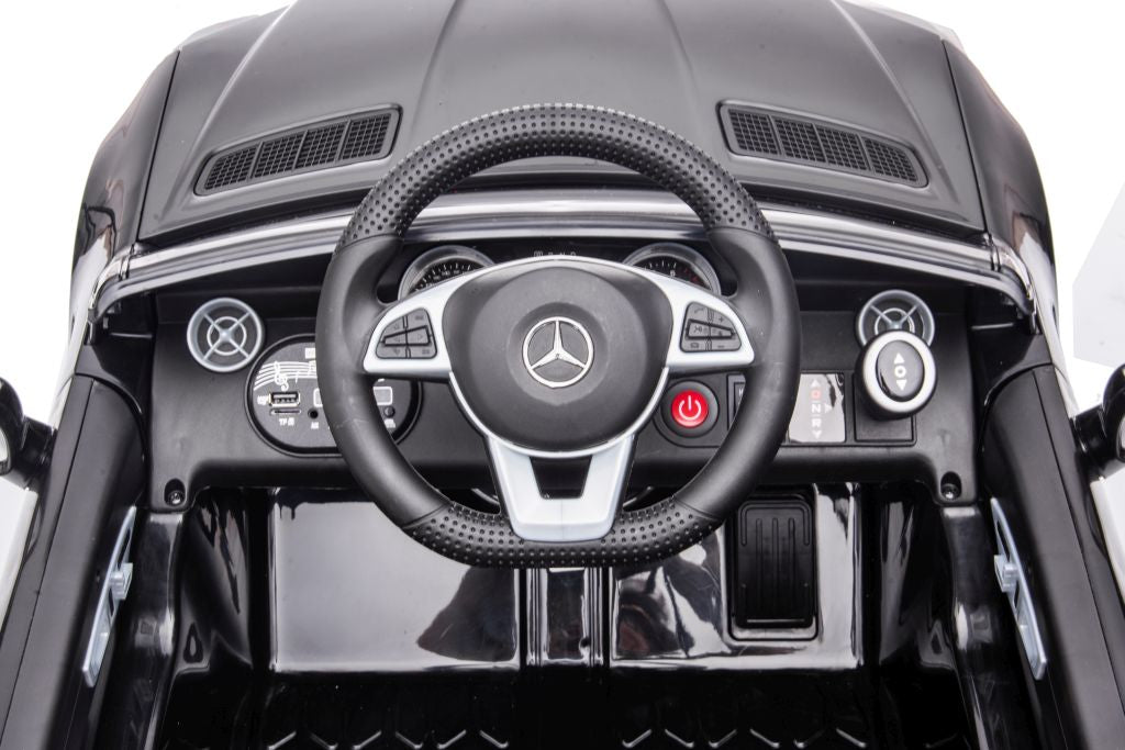Elektroauto Mercedes SLC 300 Blau Kinderfahrzeug 3 Jahre und älter