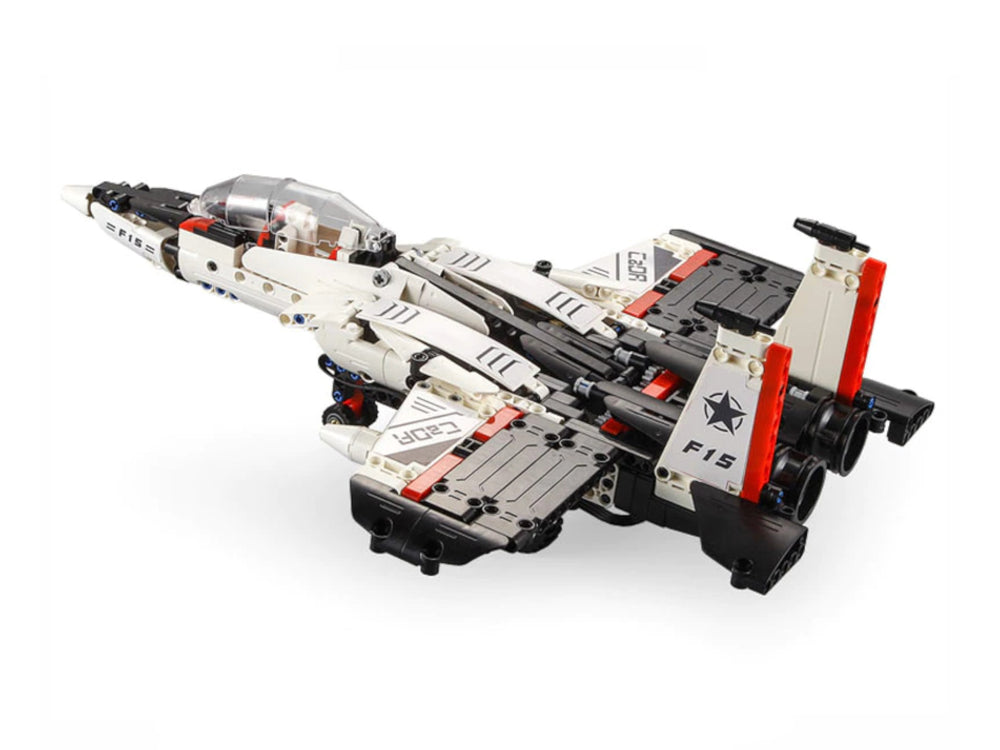 Building blocks Robot airplane made of Cada blocks Remote controlled 917 elements