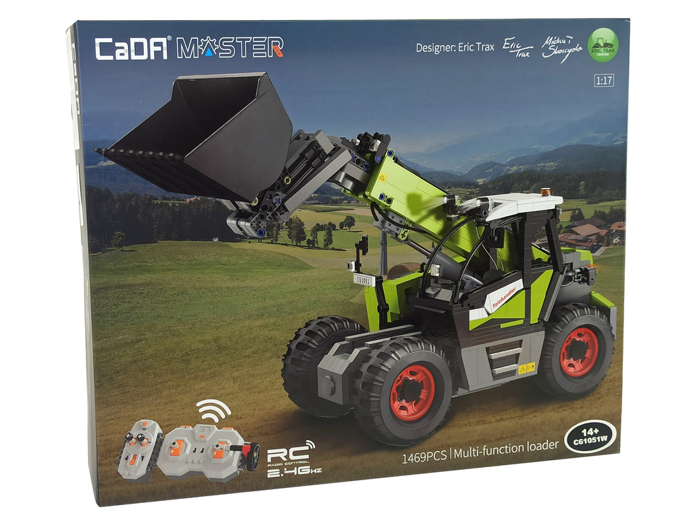 Building Blocks CADA Excavator Remote Controlled 1469 Elements