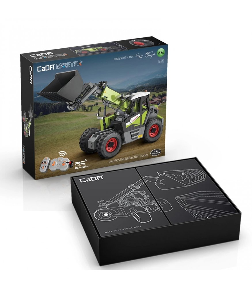 Building Blocks CADA Excavator Remote Controlled 1469 Elements