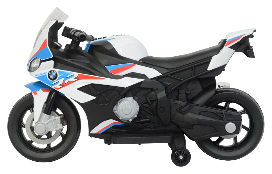 Elektro Kindermotorrad BMW S1000RR Weiß