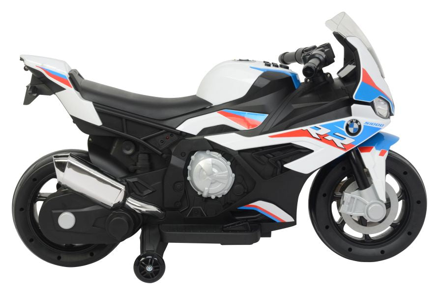 Elektro Kindermotorrad BMW S1000RR Weiß