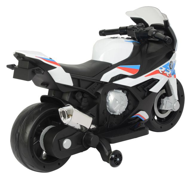 Elektro Kindermotorrad BMW S1000RR Weiß