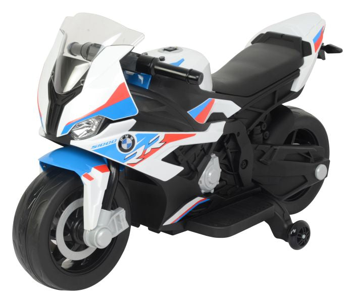 Elektro Kindermotorrad BMW S1000RR Weiß