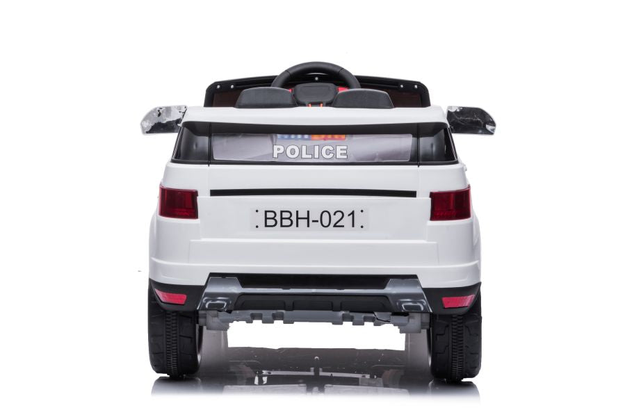 Elektro Kinderauto Jeep BBH-021 Polizei Weiß 12V