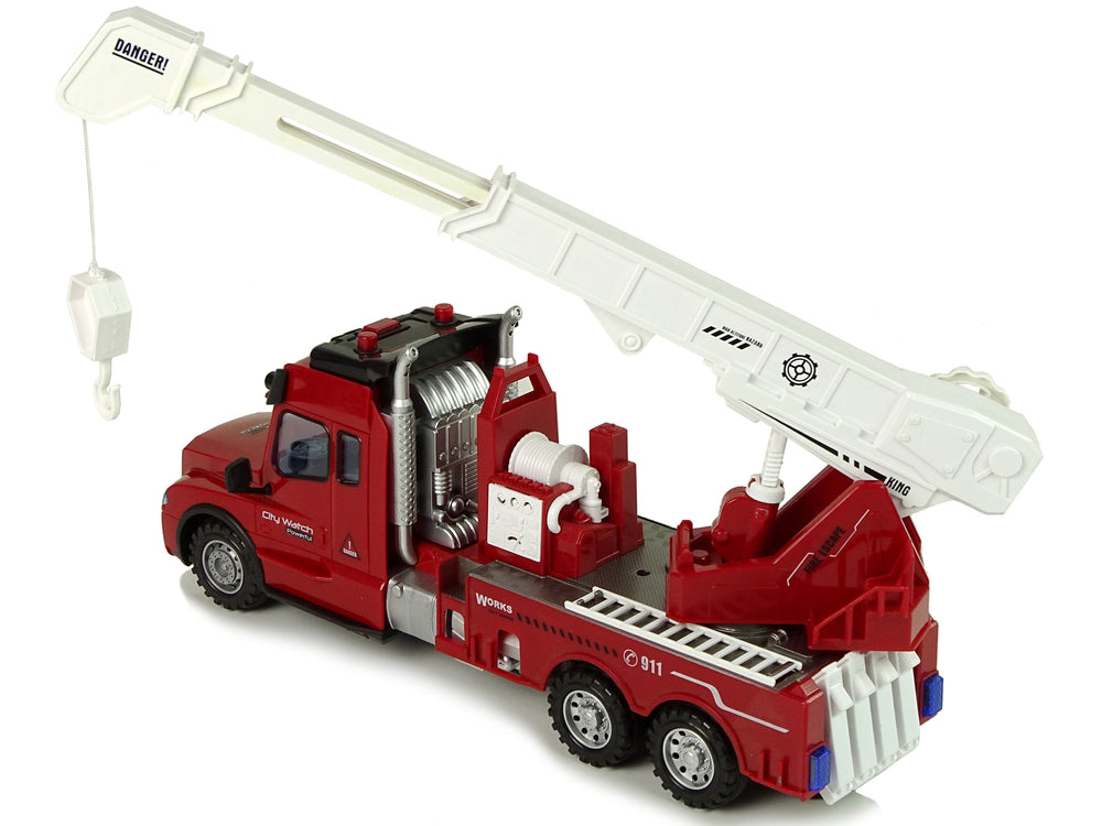 Ferngesteuertes Feuerwehrauto Mit Lichtern Und Tönen 2.4G Rot