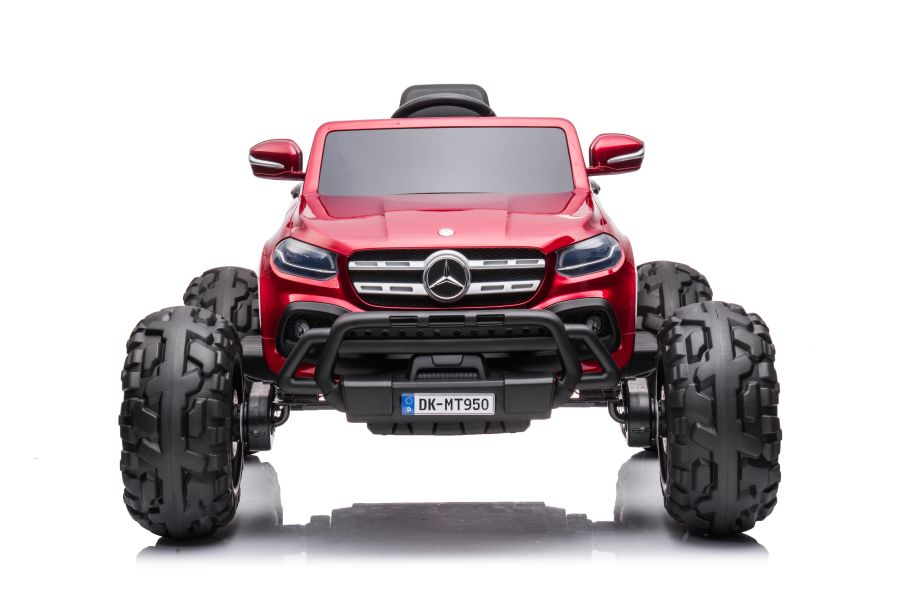 Elektro Kinderauto Mercedes DK-MT950 4x4 Rot Lackiert 8 km/h