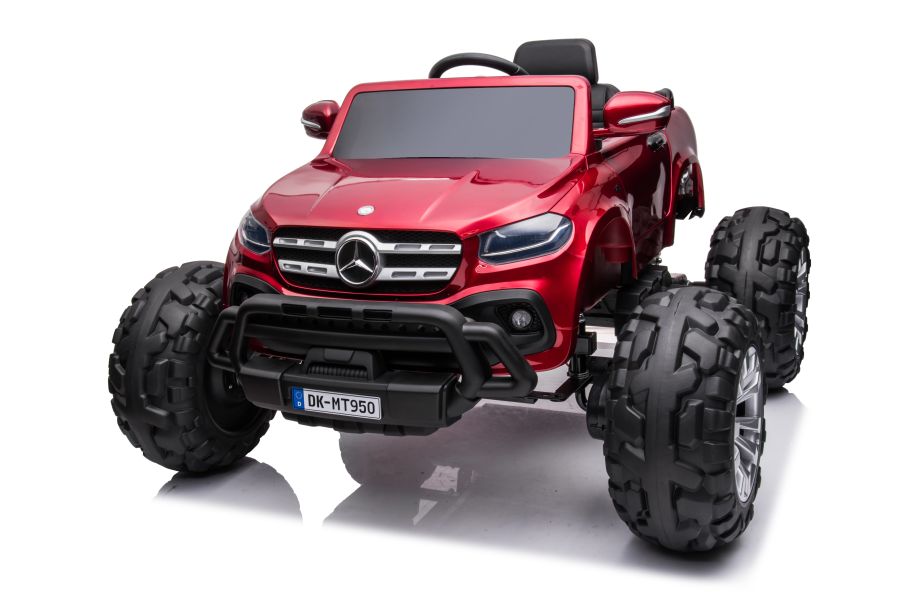 Elektro Kinderauto Mercedes DK-MT950 4x4 Rot Lackiert 8 km/h
