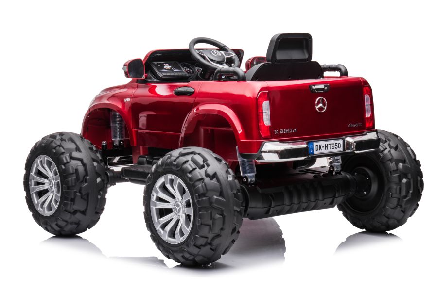 Elektro Kinderauto Mercedes DK-MT950 4x4 Rot Lackiert 8 km/h