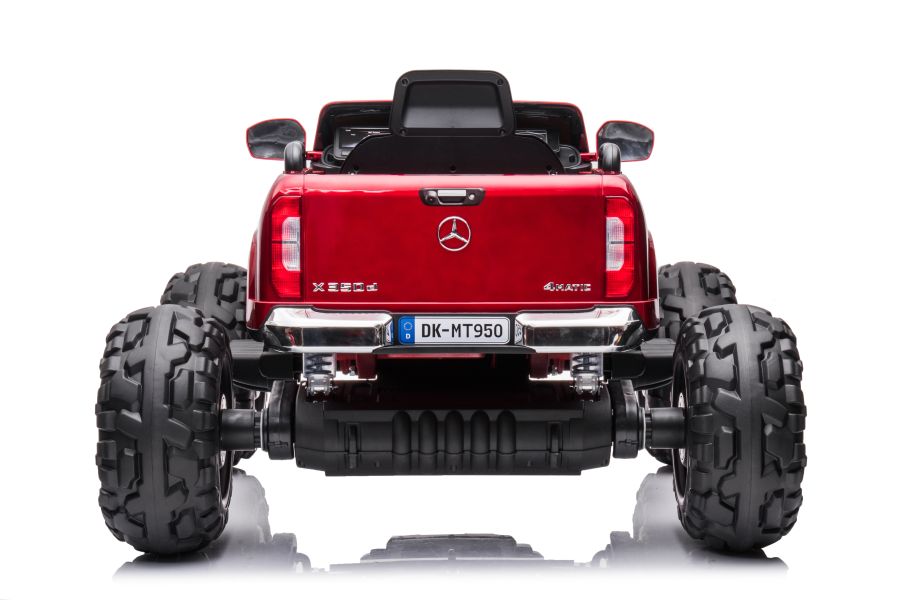 Elektro Kinderauto Mercedes DK-MT950 4x4 Rot Lackiert 8 km/h
