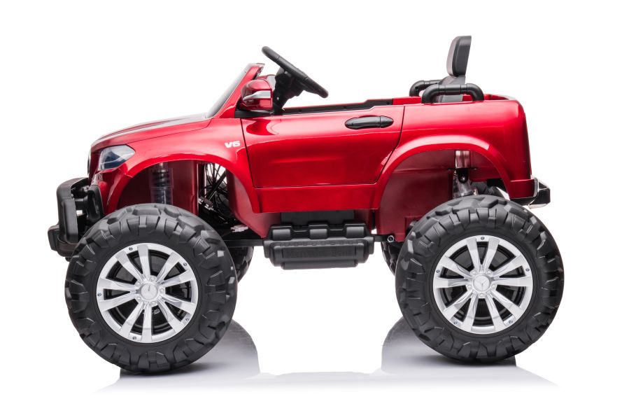 Elektro Kinderauto Mercedes DK-MT950 4x4 Rot Lackiert 8 km/h