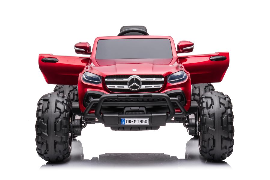 Elektro Kinderauto Mercedes DK-MT950 4x4 Rot Lackiert 8 km/h
