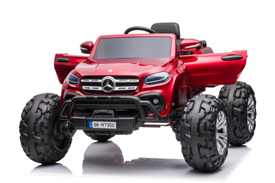 Elektro Kinderauto Mercedes DK-MT950 4x4 Rot Lackiert 8 km/h