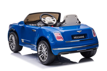 Elektro Kinderauto Bentley Mulsanne Blau Lackiert