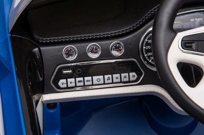 Elektro Kinderauto Bentley Mulsanne Blau Lackiert