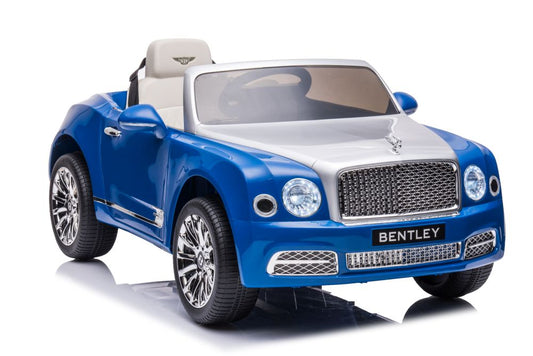 Elektro Kinderauto Bentley Mulsanne Blau Lackiert