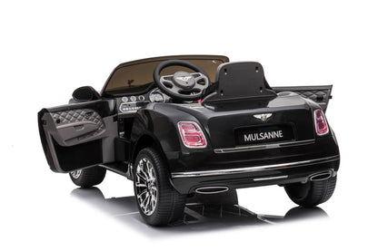 Battery car Bentley Mulsanne painted black