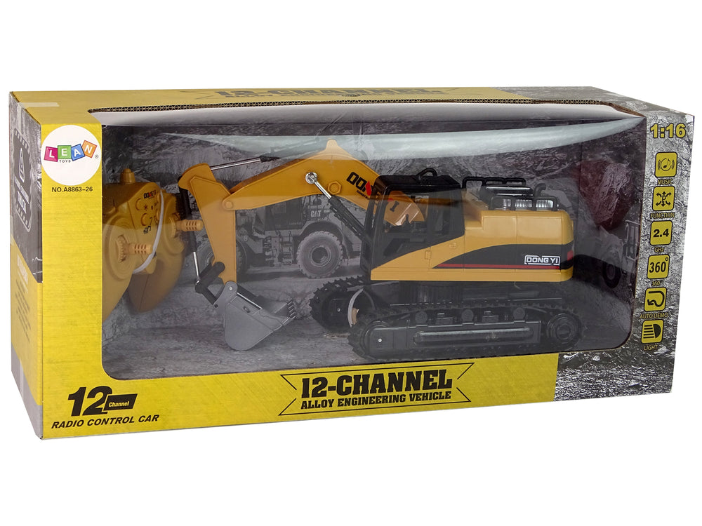 Ferngesteuerter Caterpillar Bagger 2.4G Mit Licht- Und Soundeffekten