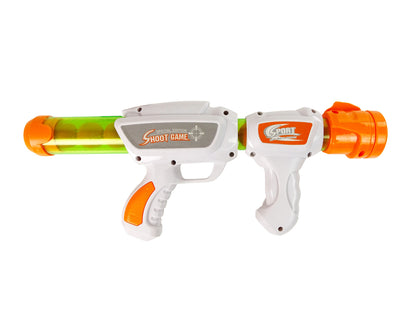 target game gun foam balls board