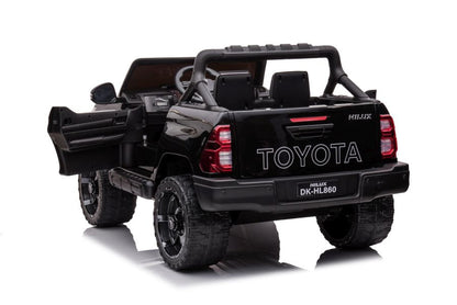 Elektro Kinderauto Toyota Hilux DK-HL860 Schwarz 4x45W 3-Gang-System