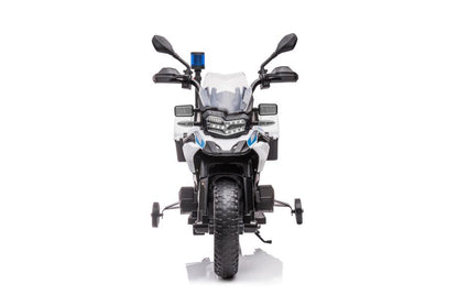 Elektro Kindermotorrad BMW GS Polizei Weiß