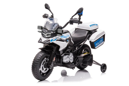 Elektro Kindermotorrad BMW GS Polizei Weiß